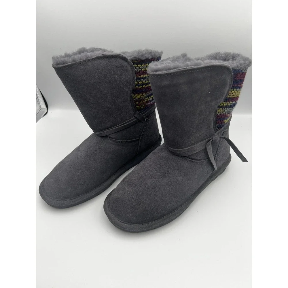 Bearpaw Maggie Boots women's size 7M Charcoal color